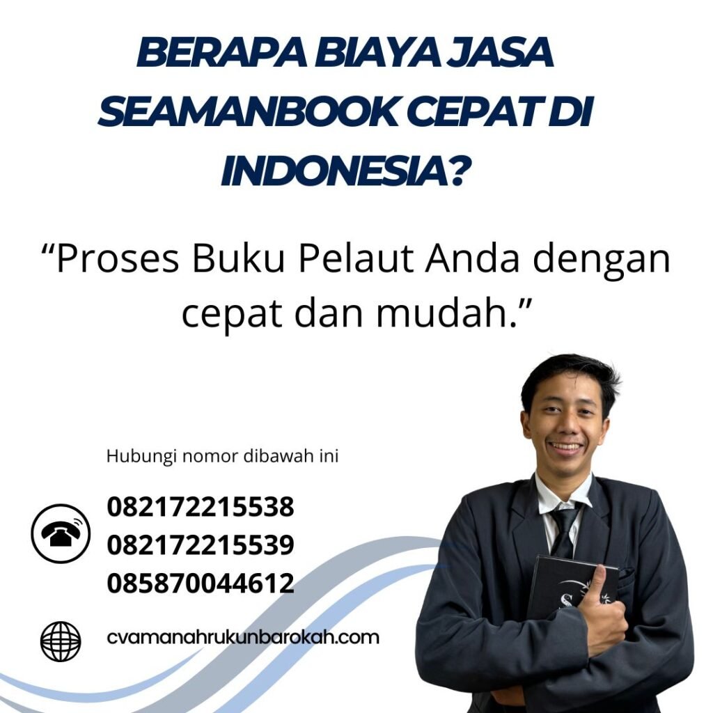 Berapa Biaya Jasa Seamanbook Cepat di Indonesia (1)