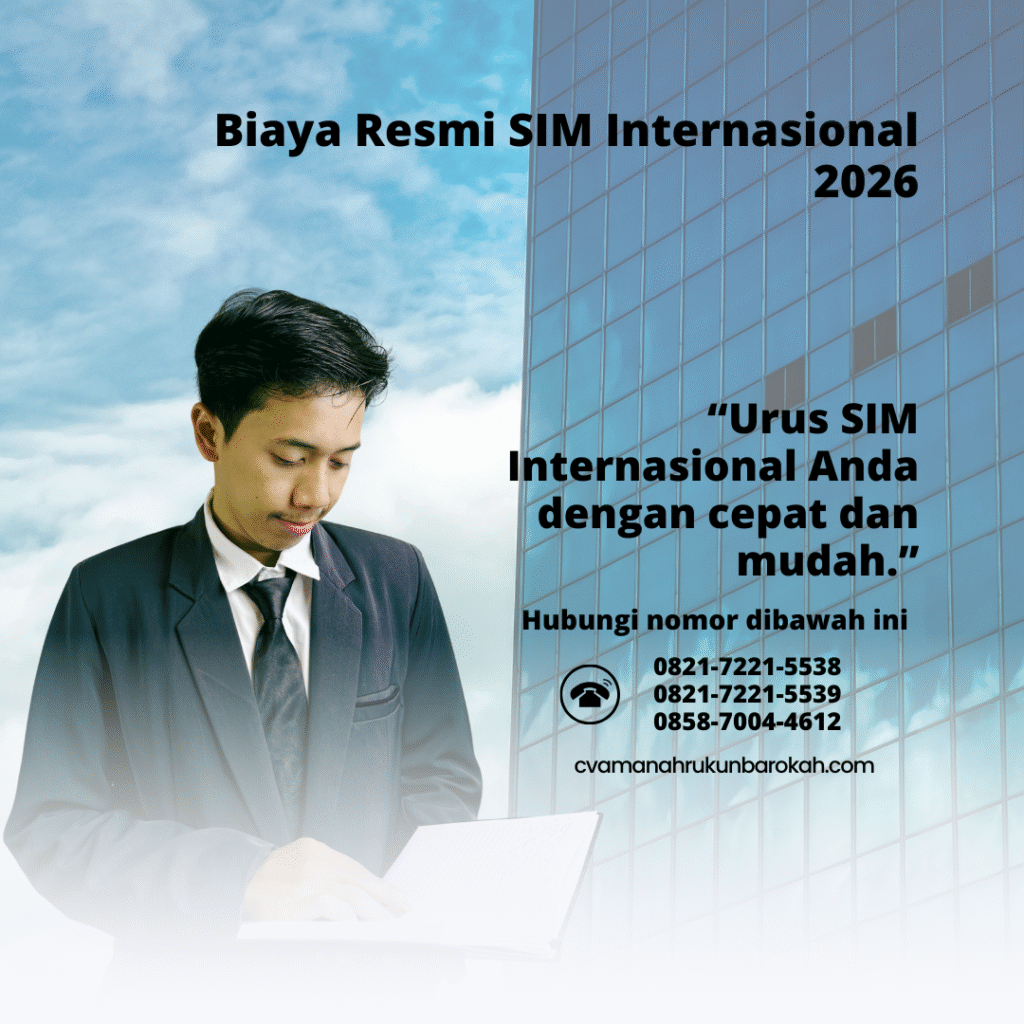 Biaya Resmi SIM Internasional