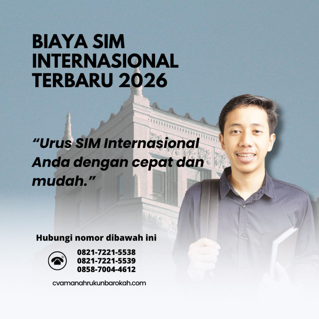 Biaya SIM Internasional Terbaru 2026 (1) Biaya SIM Internasional Terbaru 2026 (1)