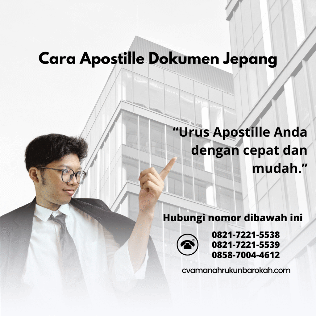 Cara Apostille Dokumen Jepang