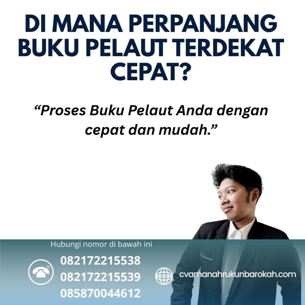 Di Mana Perpanjang Buku Pelaut Terdekat Cepat (1)