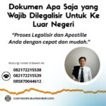 Dokumen Apa Saja yang Wajib Dilegalisir Untuk Ke Luar Negeri