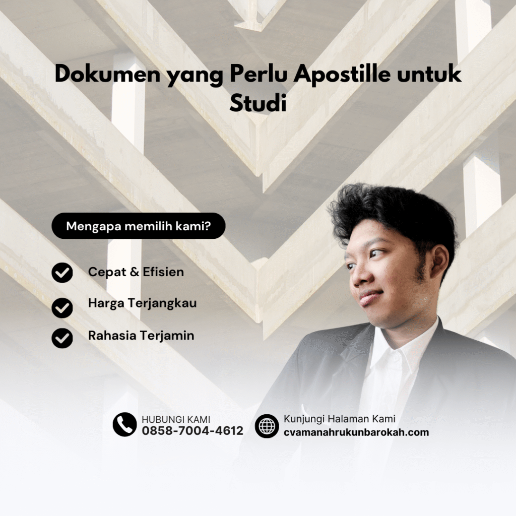 Dokumen yang Perlu Apostille untuk Studi Dokumen yang Perlu Apostille untuk Studi