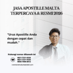 Jasa Apostille Malta Terpercaya & Resmi