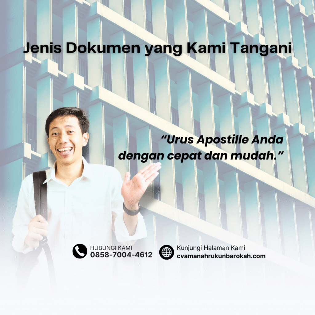 Jenis Dokumen yang Kami Tangani
