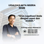 Legalisasi Akta Nigeria Resmi