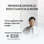 Prosedur Apostille Kedutaan Italia Resmi