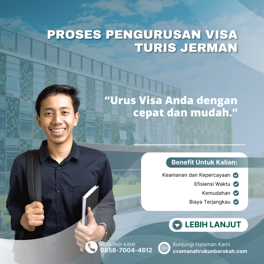 Proses Pengurusan Visa Turis Jerman