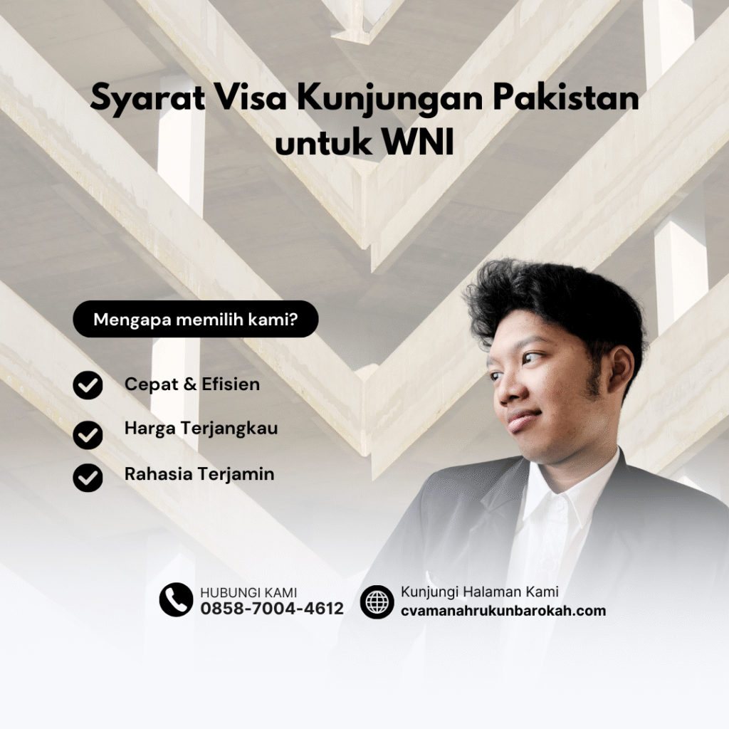 Syarat Visa Kunjungan Pakistan untuk WNI