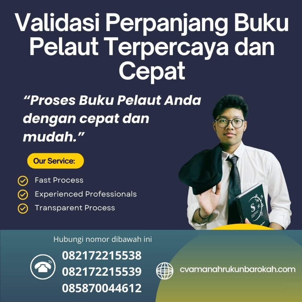 Validasi Perpanjang Buku Pelaut Terpercaya dan Cepat (1)
