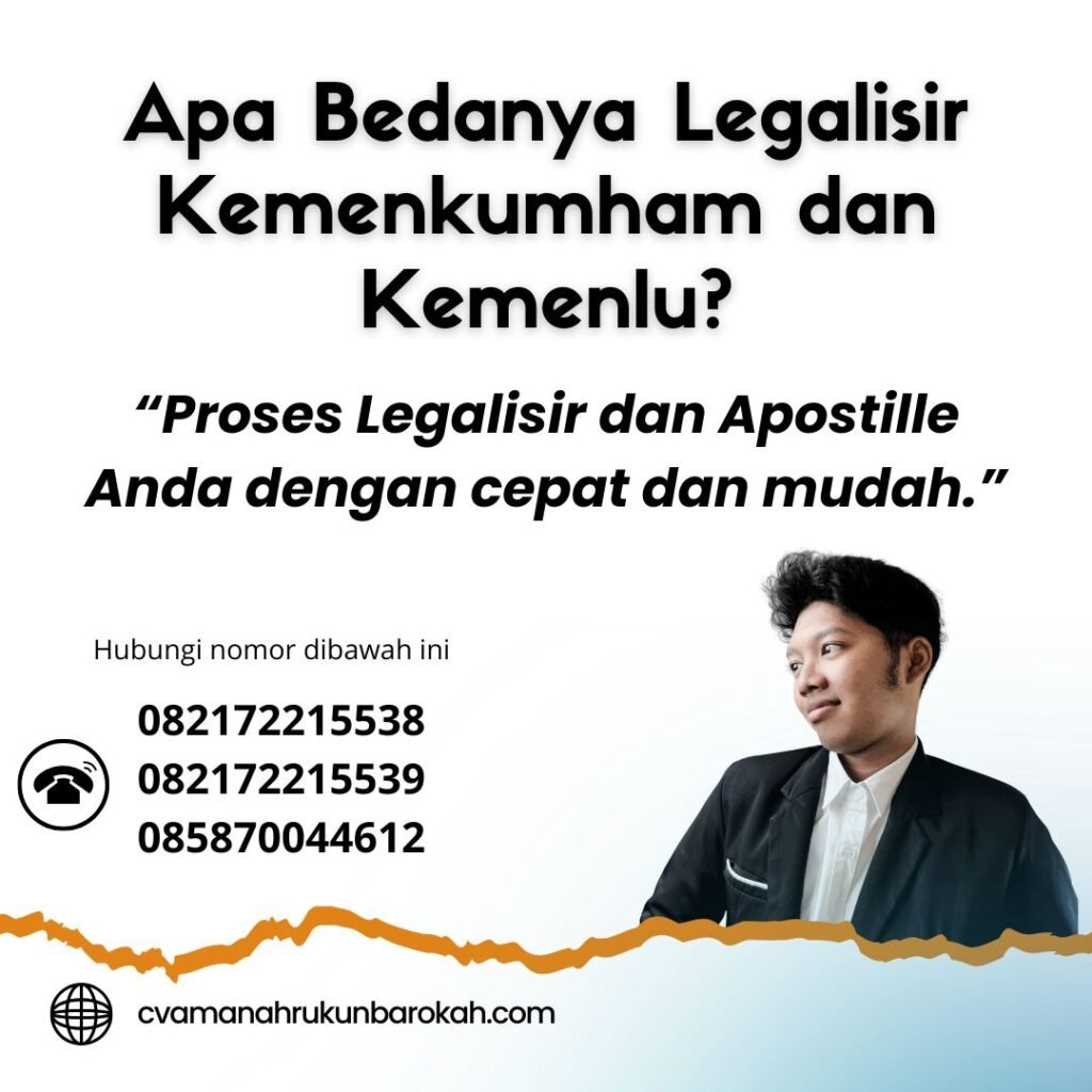 Apa Bedanya Legalisir Kemenkumham dan Kemenlu (1)