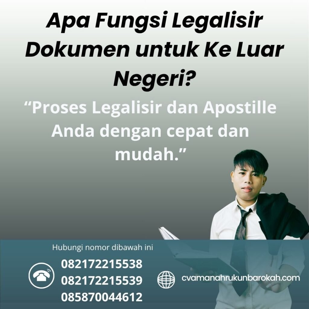 Apa Fungsi Legalisir Dokumen untuk Ke Luar Negeri (1)