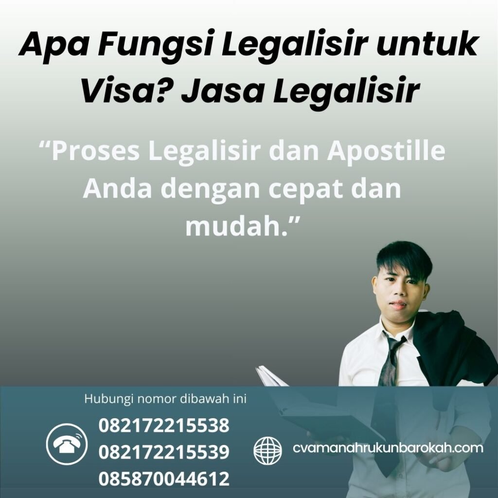 Apa Fungsi Legalisir untuk Visa Jasa Legalisir (1)