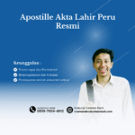 Apostille Akta Lahir Peru Resmi