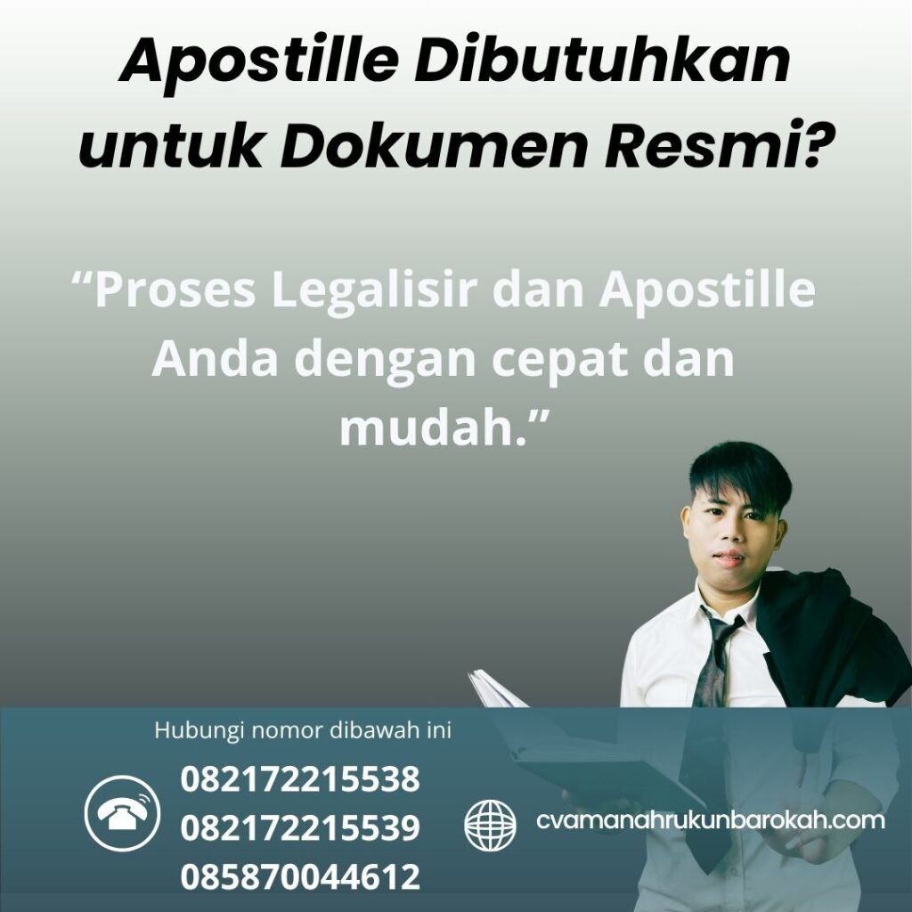 Apostille Dibutuhkan untuk Dokumen Resmi (1) Apostille Dibutuhkan untuk Dokumen Resmi (1)