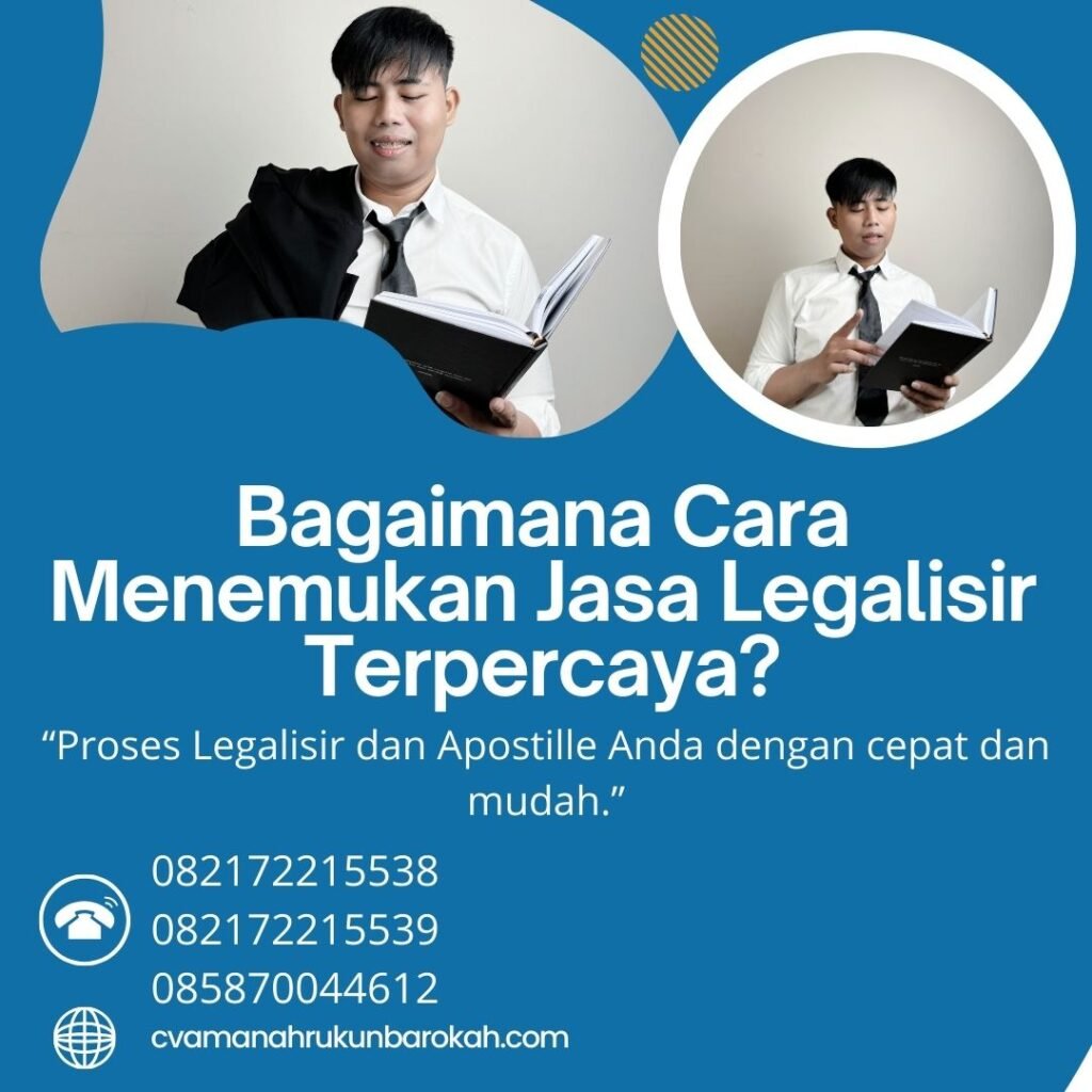 Bagaimana Cara Menemukan Jasa Legalisir Terpercaya