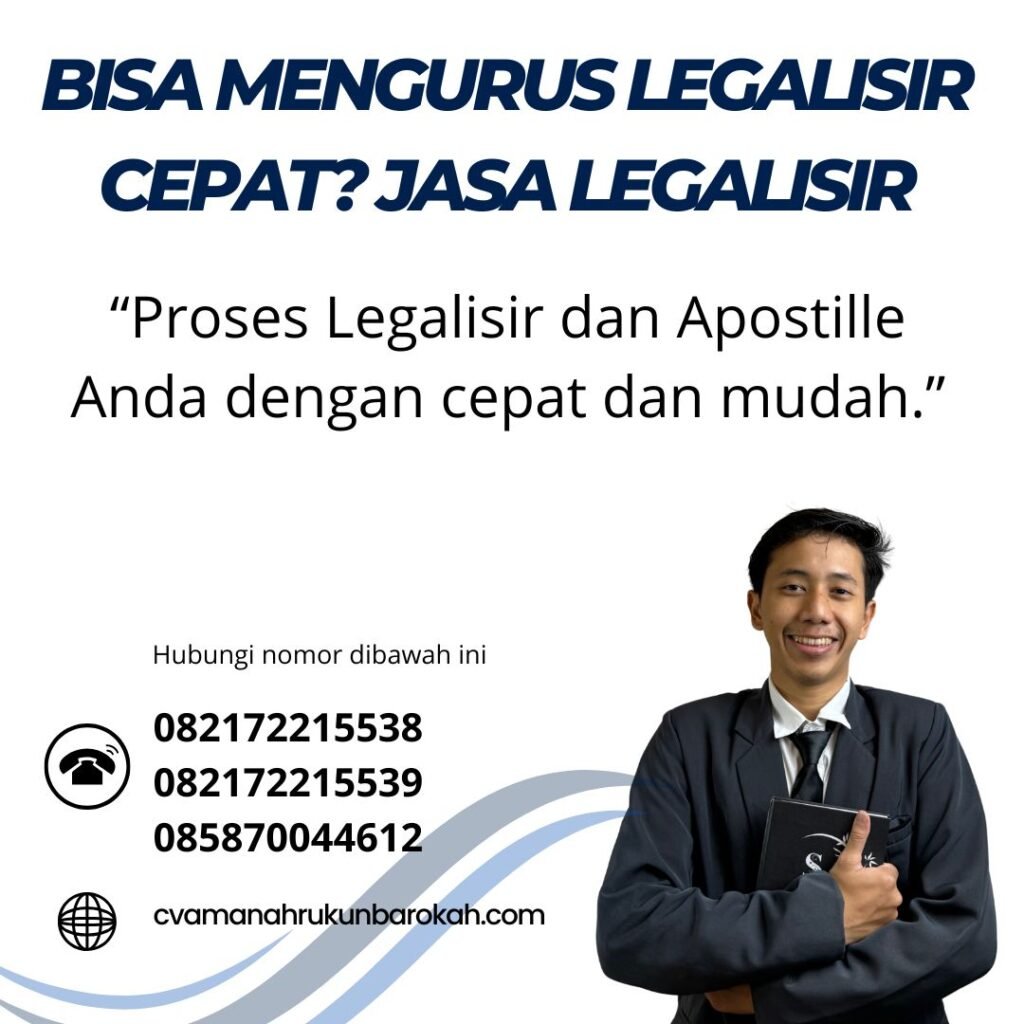 Bisa Mengurus Legalisir Cepat Jasa Legalisir (1)