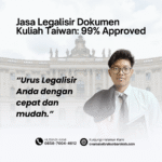 Jasa Legalisir Dokumen Kuliah Taiwan 99% Approved
