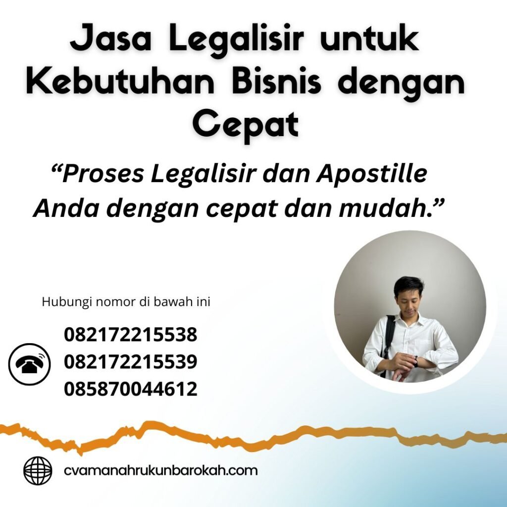 Jasa Legalisir untuk Kebutuhan Bisnis dengan Cepat (1)