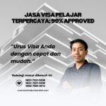 Jasa Visa Pelajar Terpercaya 99% Approved