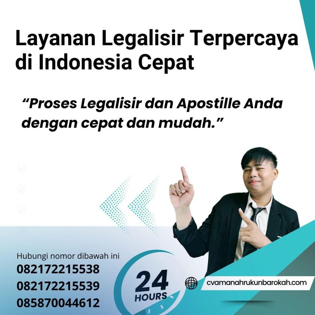 Layanan Legalisir Terpercaya di Indonesia Cepat (1)