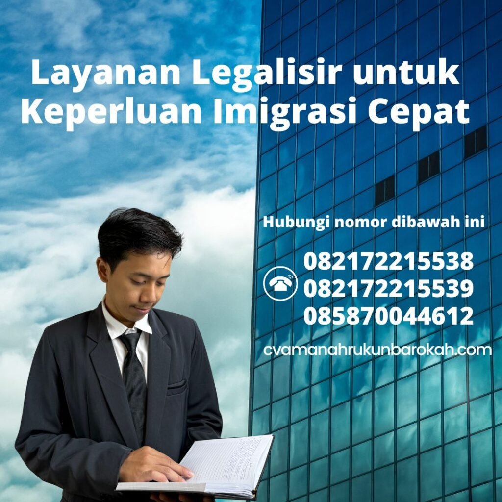 Layanan Legalisir untuk Keperluan Imigrasi Cepat (1)