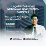 Legalisir Dokumen Mahasiswa Spanyol 99% Approved