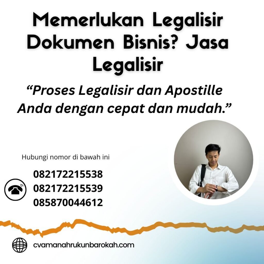Memerlukan Legalisir Dokumen Bisnis Jasa Legalisir (1)