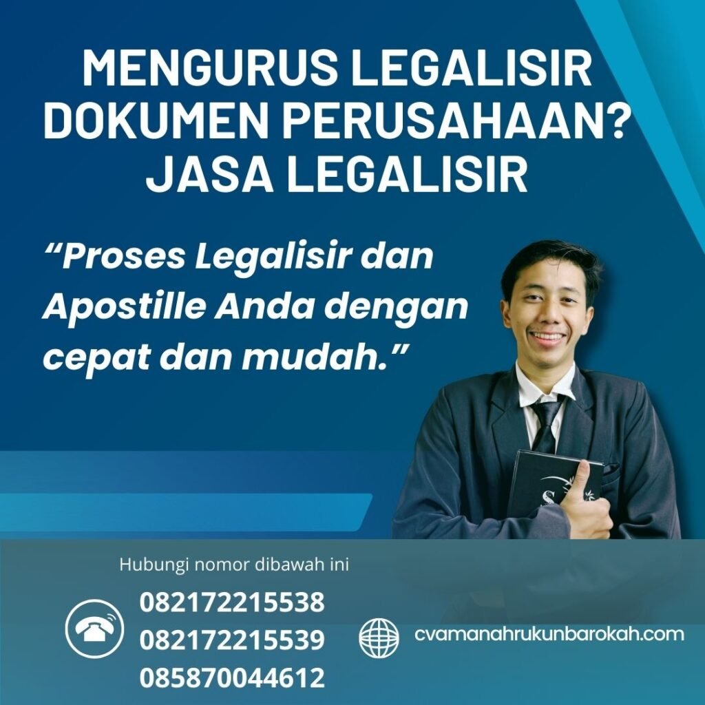 Mengurus Legalisir Dokumen Perusahaan Jasa Legalisir (1)