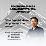 Rekomendasi Jasa Legalisir TETO 99% Approved