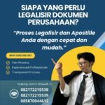 Siapa yang Perlu Legalisir Dokumen Perusahaan