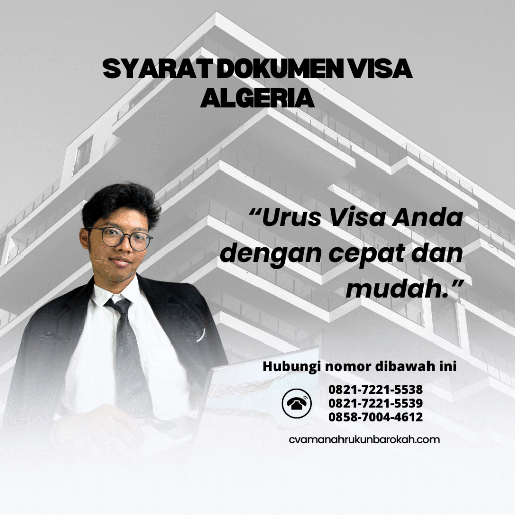 Syarat Dokumen Visa Algeria Syarat Dokumen Visa Algeria