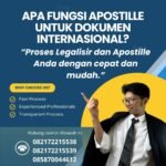 Apa Fungsi Apostille untuk Dokumen Internasional