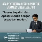 Apa Pentingnya Legalisir untuk Jerman Jasa Legalisir