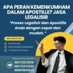 Apa Peran Kemenkumham dalam Apostille Jasa Legalisir