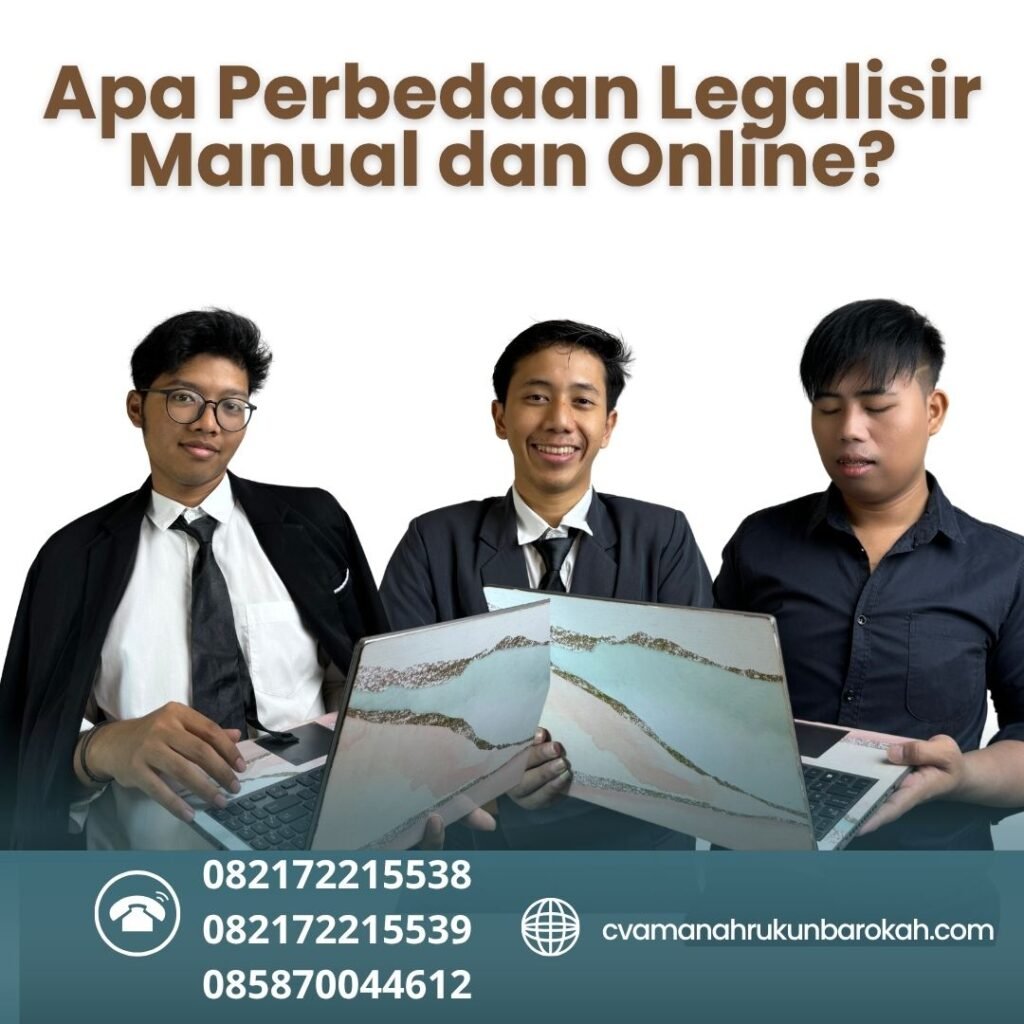 Apa Perbedaan Legalisir Manual dan Online (1)