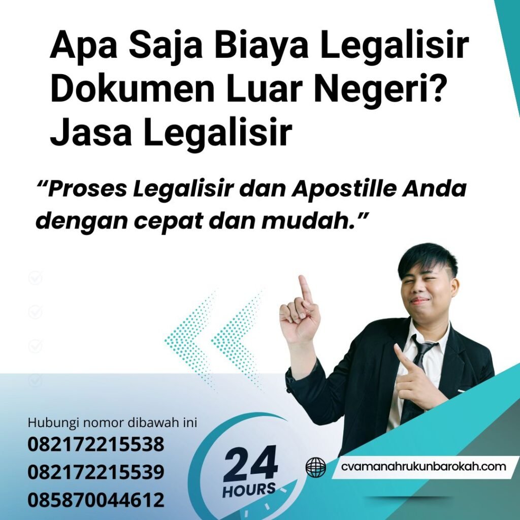 Apa Saja Biaya Legalisir Dokumen Luar Negeri Jasa Legalisir (1)