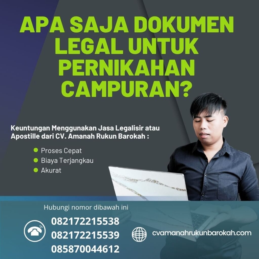 Apa Saja Dokumen Legal untuk Pernikahan Campuran (1)