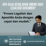 Apa Saja Kesalahan Umum Saat Legalisir Dokumen