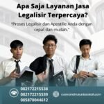 Apa Saja Layanan Jasa Legalisir Terpercaya