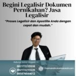 Begini Legalisir Dokumen Pernikahan Jasa Legalisir