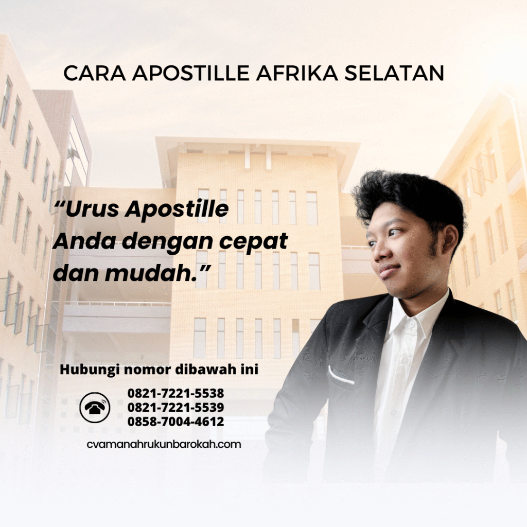 Cara Apostille Afrika Selatan