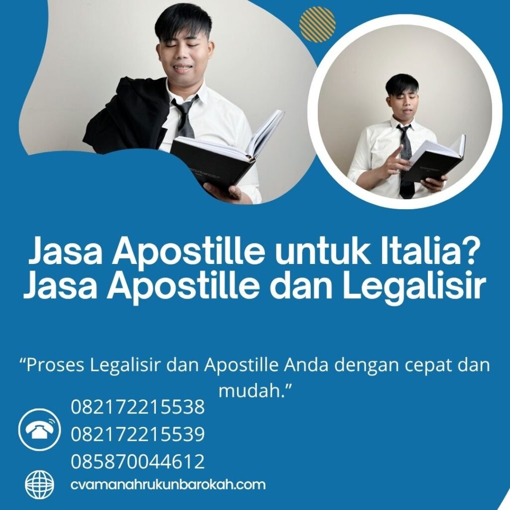 Jasa Apostille untuk Italia Jasa Apostille dan Legalisir (1)