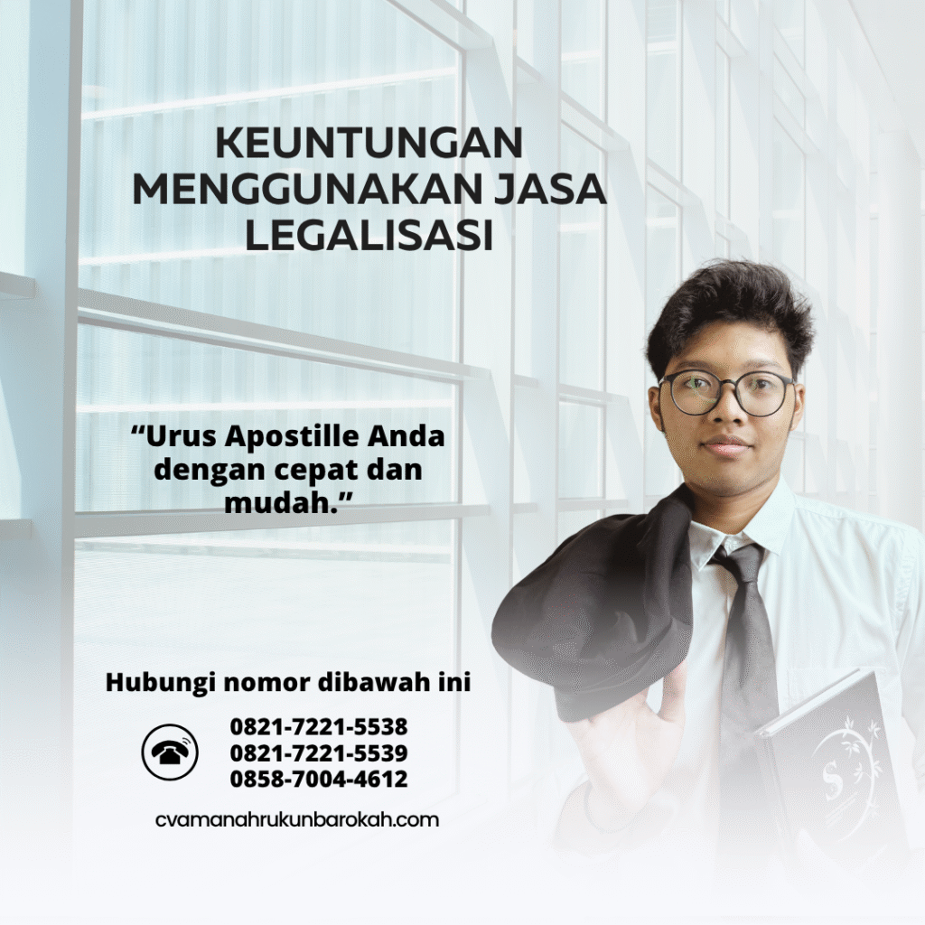 Keuntungan Menggunakan Jasa Legalisasi