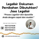 Legalisir Dokumen Pernikahan Dibutuhkan Jasa Legalisir (2)