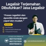 Legalisir Terjemahan Dibutuhkan Jasa Legalisir