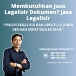 Membutuhkan Jasa Legalisir Dokumen Jasa Legalisir