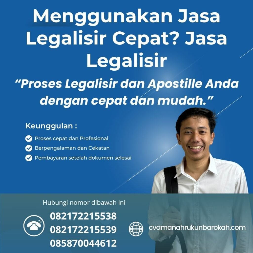 Menggunakan Jasa Legalisir Cepat Jasa Legalisir (1)