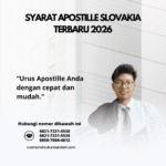 Syarat Apostille Slovakia Terbaru