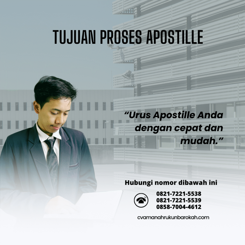 Tujuan Proses Apostille